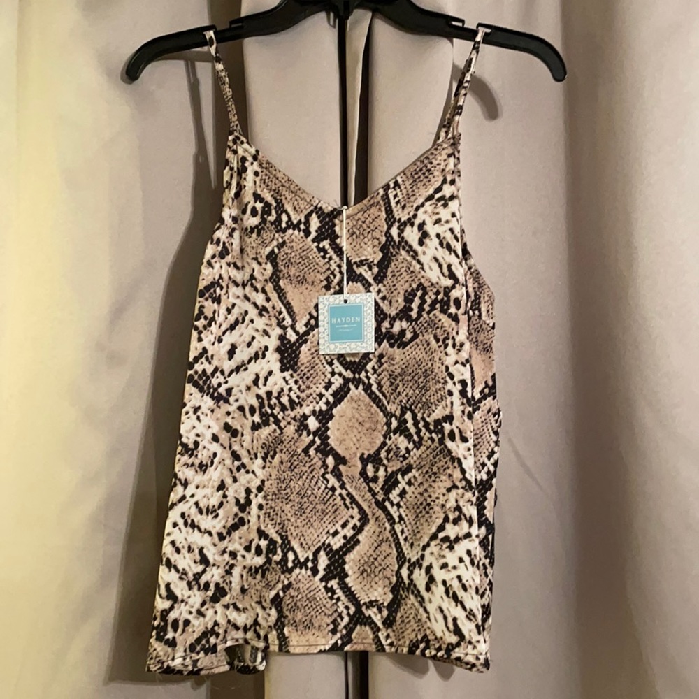 Snakeskin cami